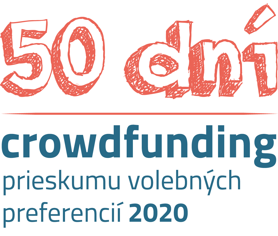 50 dní - crowdfunding prieskumu volebných preferencií 2020
